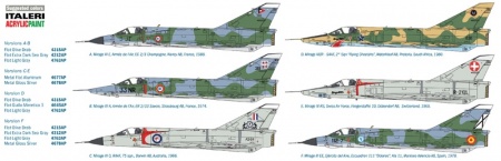 2510ИТ Истребитель DASSAULT MIRAGE III E/R Italeri