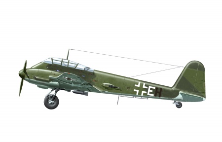 LS-003 Messerschmitt Me410A-1 Hight Speed Bomber Meng