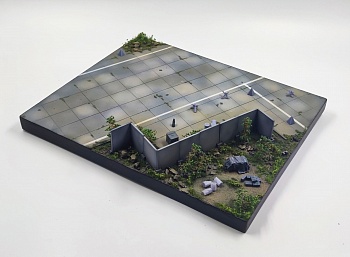 HE-72166 Подставка военная часть  (Аксессуары к комплекте) Размер 40*30*10см