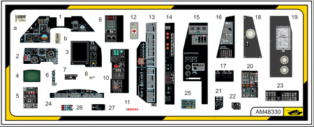 AM48329 3D интерьер Ка-50 (черный)