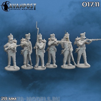 017.11 Французская линейная пехота: фузилерная рота