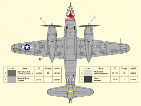 72007 Средний бомбардировщик Мародёр ARK model