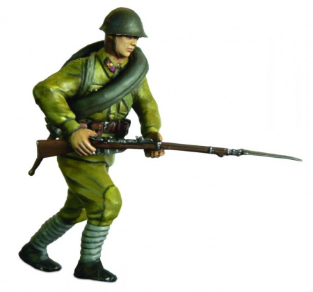 Набор фигурок 3526 Пехота Красной Армии Звезда