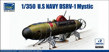 RN28009 Американская сверхмалая подводная лодка DSRV-1 Mystic ( 2 модели в коробке) RN28009 Американская сверхмалая подводная лодка DSRV-1 Mystic ( 2 модели в коробке)