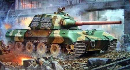 00384 Немецкий сверхтяжелый танк Е-100 Trumpeter