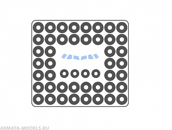 AM144106 Маска окрасочная для Airbus A-380 Revell