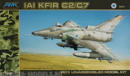 88001 Самолет Israeli Air Force Kfir C2/C7 AMK