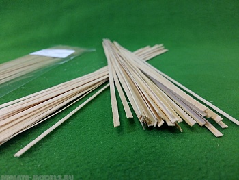 5112 рейки 0,6х3 - длина 300 мм - ольха - 50 шт