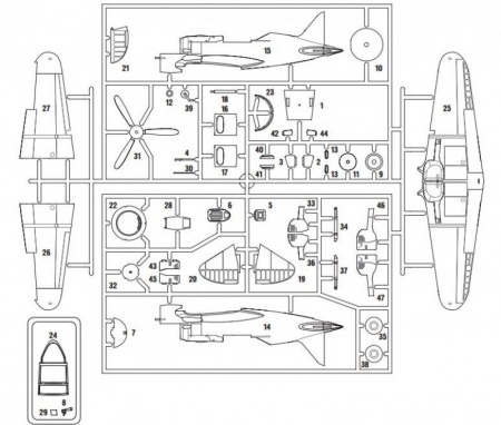 48048 Поликарпов И-185 (PROF) ARK model