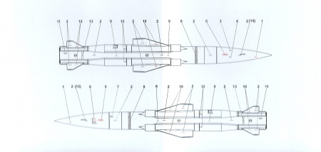 AM7201 Противокорабельная ракета Москит 1/72 Arma Models