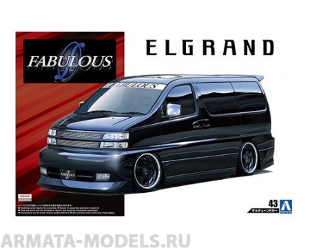 05452 Nissan Elgrand '00 Fabulous Aoshima 05452 Nissan Elgrand '00 Fabulous Aoshima
