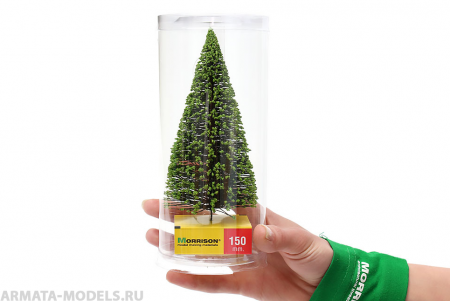 011ee007 15 см. макет ели