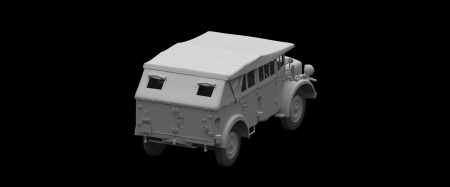 35506 Horch 108 Typ 40 с поднятым тентом, Германский армейский автомобиль ІІ МВ ICM 35506 Horch 108 Typ 40 с поднятым тентом, Германский армейский автомобиль ІІ МВ ICM