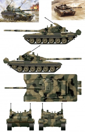 AH35A039 Словацкий танк Т-72M2 Moderna Amusing Hobby
