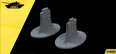 AM400002-1 подставка для модели Звёздный крейсер «Галактика»