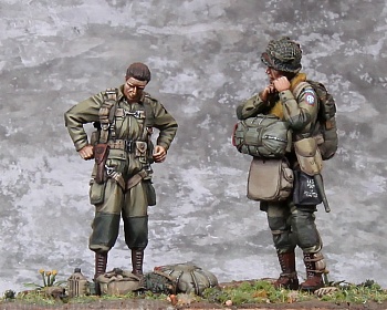 3637SOGA 1 Lieutenant  and U.S. Army Airborne. D-Days.1944. 3637SOGA 1 Lieutenant  and U.S. Army Airborne. D-Days.1944.