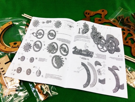 7002 часы деревянные сборная модель СВ Модель 7002 часы деревянные сборная модель СВ Модель