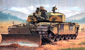 00345 Танк  Челленджер в Косово  00345 Танк  Челленджер в Косово