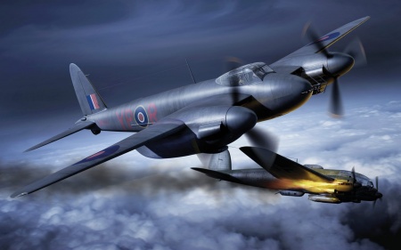 A03019 Самолет De Havilland Mosquito MkII/VI/XVIII Airfix