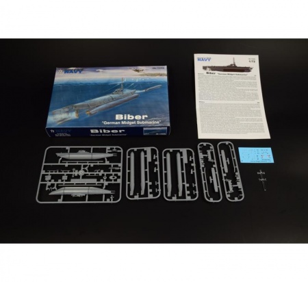 SN72006 Biber German Midget Submarine Special Hobby