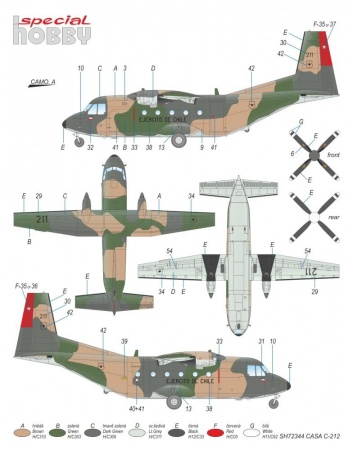 SH72344 CASA C-212-100 Special Hobby