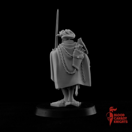 BCK-WG-017 Мёртвый король | Игровая миниатюра 32 мм Blood Carrot Knights