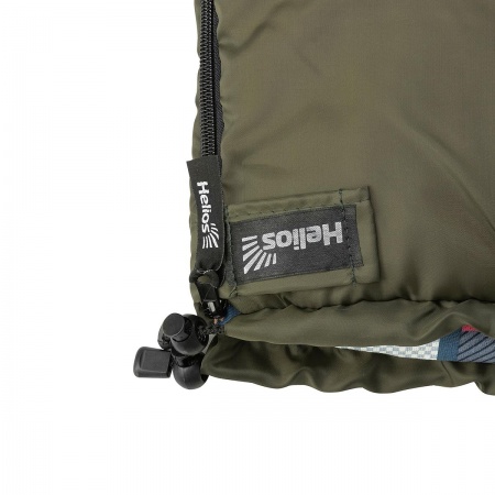 Спальный мешок-одеяло OLYMPUS 200B (185х70, холлоф., зеленый/город) (T-HS-SB-O-200B-NC) Helios
