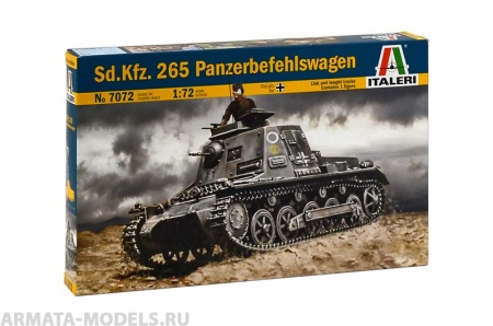 7072ИТ Танк Sd.Kfz..265 Panzerbefehlswagen Italeri