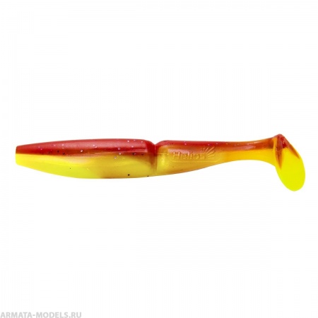 Виброхвост Guru 4,0"/10,16 см Red Lemon 7шт. (HS-30-050) Helios
