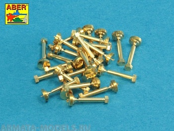 ABR-16-109  Дополнения для  Turned imitation of Hexagonal bolts 1,6 x  6,0 mm x 25 pcs. универсальный набор 1/16 ABR-16-109  Дополнения для  Turned imitation of Hexagonal bolts 1,6 x  6,0 mm x 25 pcs. универсальный набор 1/16