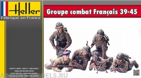 81224HL Солдаты GROUPE DE COMBAT Franсais 39-45 Heller