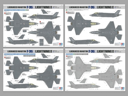 61124T Lokheed Martin F-35A Lightning Tamiya