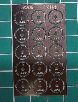 4904J Диск для ревитера  d 8,5 мм, шаг 0,5 мм, 15 шт.