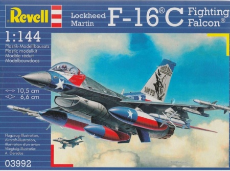 03992RE Многоцелевой истребитель F-16C Fighting Falcon Боевой Сокол Revell