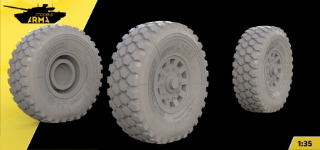 AM35814K Колеса на Бронеавтомобиль ЦСН ФСБ «Фалькатус» (Не для свободной продажи) Arma Models