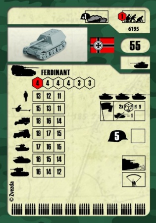 6195 Немецкая САУ Фердинанд Звезда
