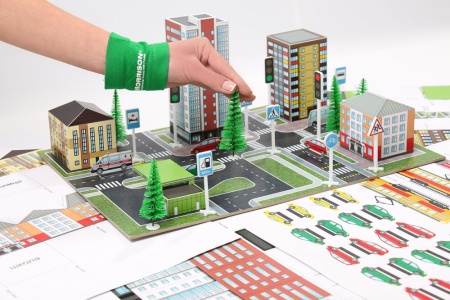 100-pdd-001 Макет ПДД. Набор №1.