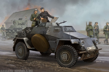 83812 БТР German Sd.Kfz.221 Leichter Panzerspahwagen (3rd Series) Hobby Boss