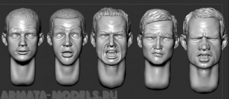 ARM356049 Головы (с волосами) №10 ARMOR35
