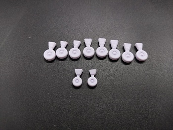 AM14455 Высокодетализирванные колеса под нагрузкой на Боинг 757-200