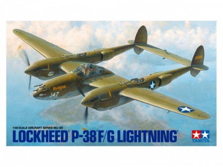61120T LOCKHEED P-38 F/G с фигурой пилота Tamiya
