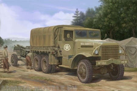83802 Грузовой автомобиль US White 666 Cargo(Soft Top) Hobby Boss