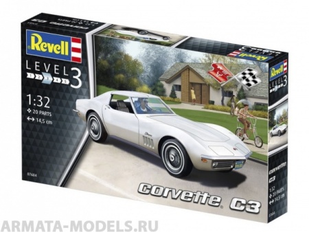 07684 Автомобиль Chevrolet Corvette C3 Revell 07684 Автомобиль Chevrolet Corvette C3 Revell