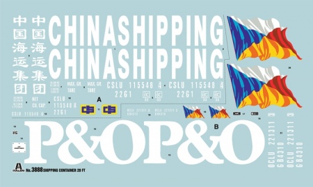 3888ИТ 20-ти фт Контейнер Italeri