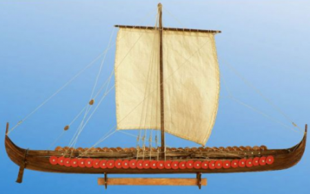 DSK014 Viking Longship (мелкий), XI век Dusek
