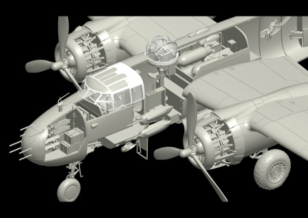 01E02HK B-25J Strafer HK Models