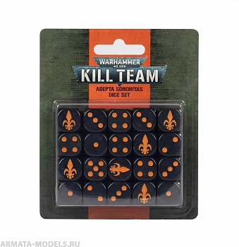 102-89GW Набор кубиков Килл Тим. Адепта Сороритас (Kill Team Adepta Sororitas Dice Set)