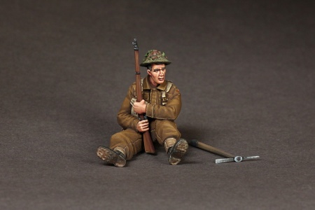 35138SOGA British infantryman at rest. SOGA Miniatures