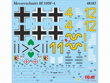 48805 Bf 109F-4 с германским наземным персоналом ICM 48805 Bf 109F-4 с германским наземным персоналом ICM