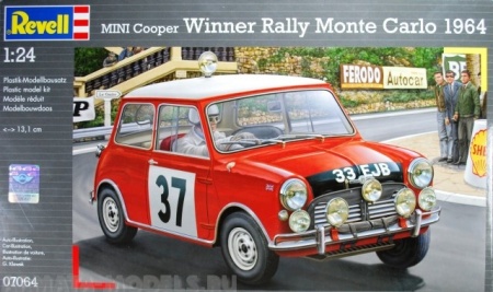 07064 Автомобиль Mini Cooper (победитель Ралли Монте карло 1964) Revell